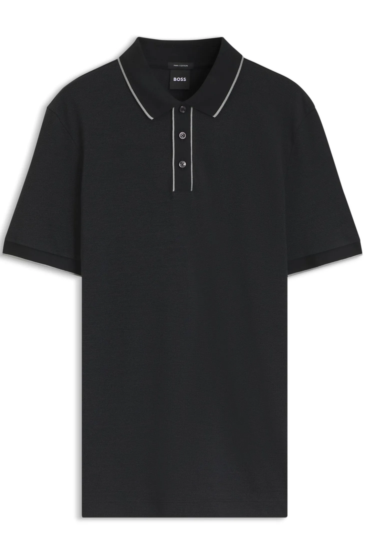 Regular-Fit Poloshirt aus Baumwolle