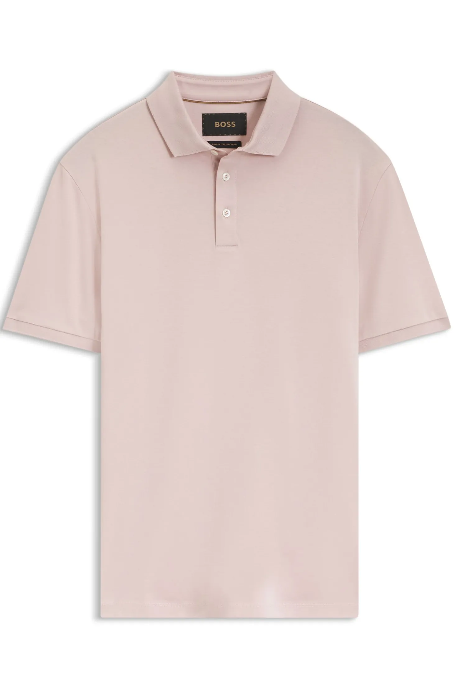 Regular-Fit Poloshirt aus merzerisierter italienischer Baumwolle
