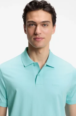 Regular-Fit Poloshirt mit Logo-Stickerei