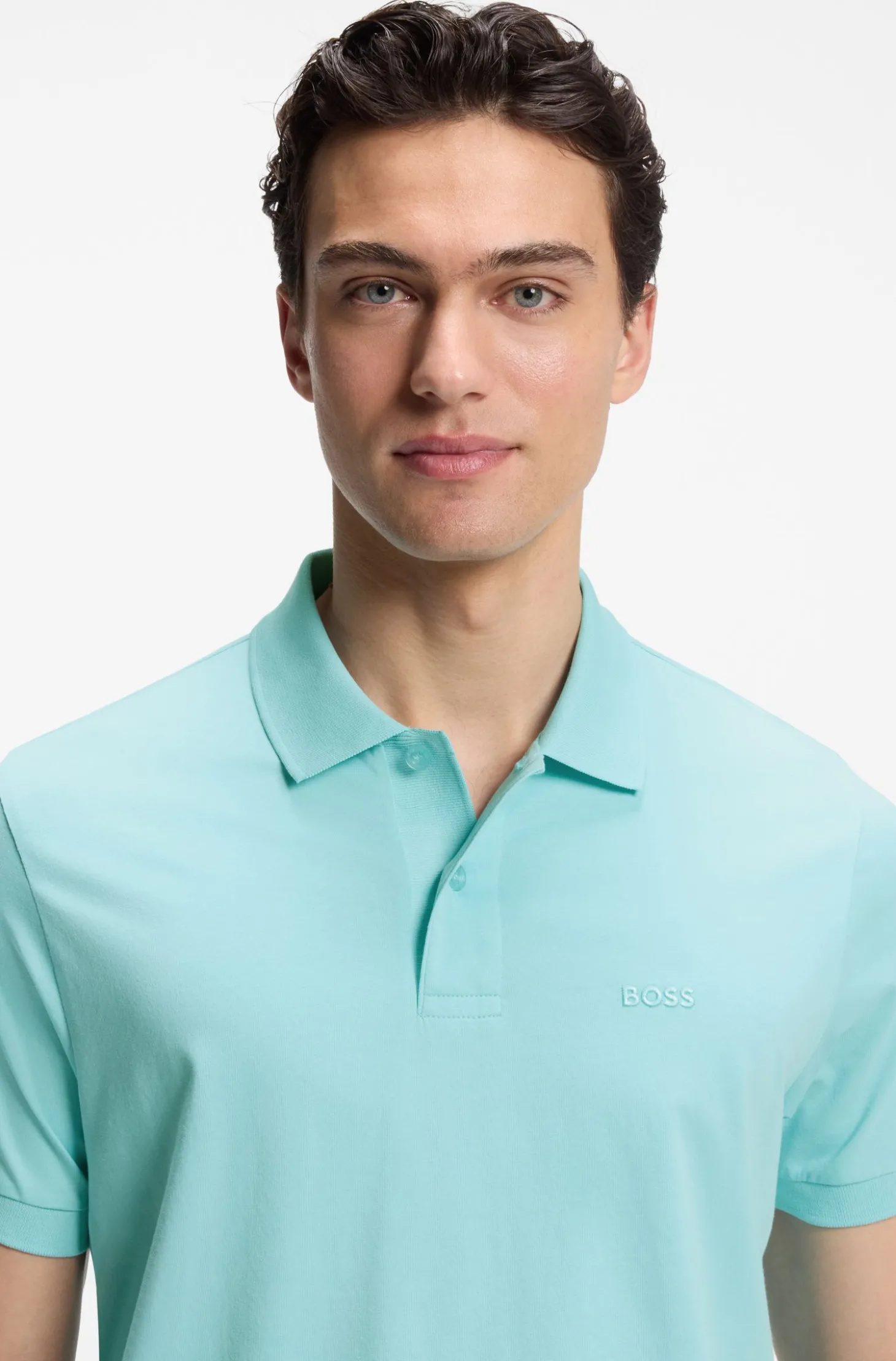 Regular-Fit Poloshirt mit Logo-Stickerei