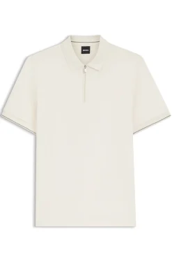 Regular-Fit Poloshirt mit Zip