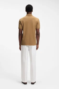 Regular-Fit Poloshirt mit Zip