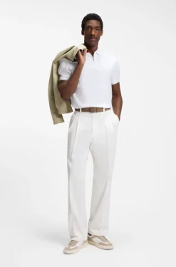 Regular-Fit Poloshirt mit Zip
