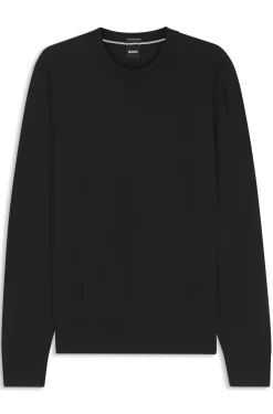 Regular-Fit Pullover aus Merinowolle