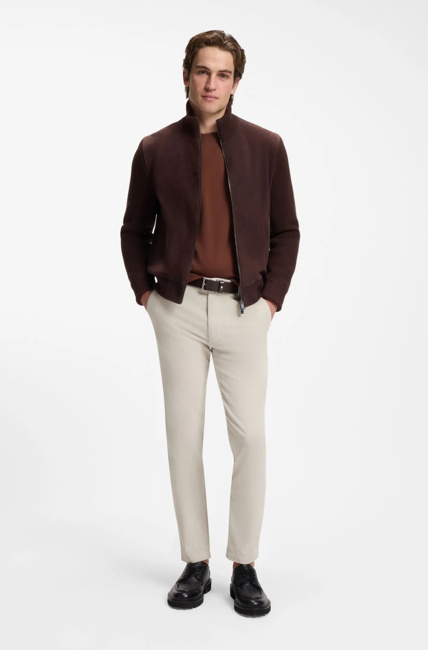 Regular-Fit Pullover aus Merinowolle