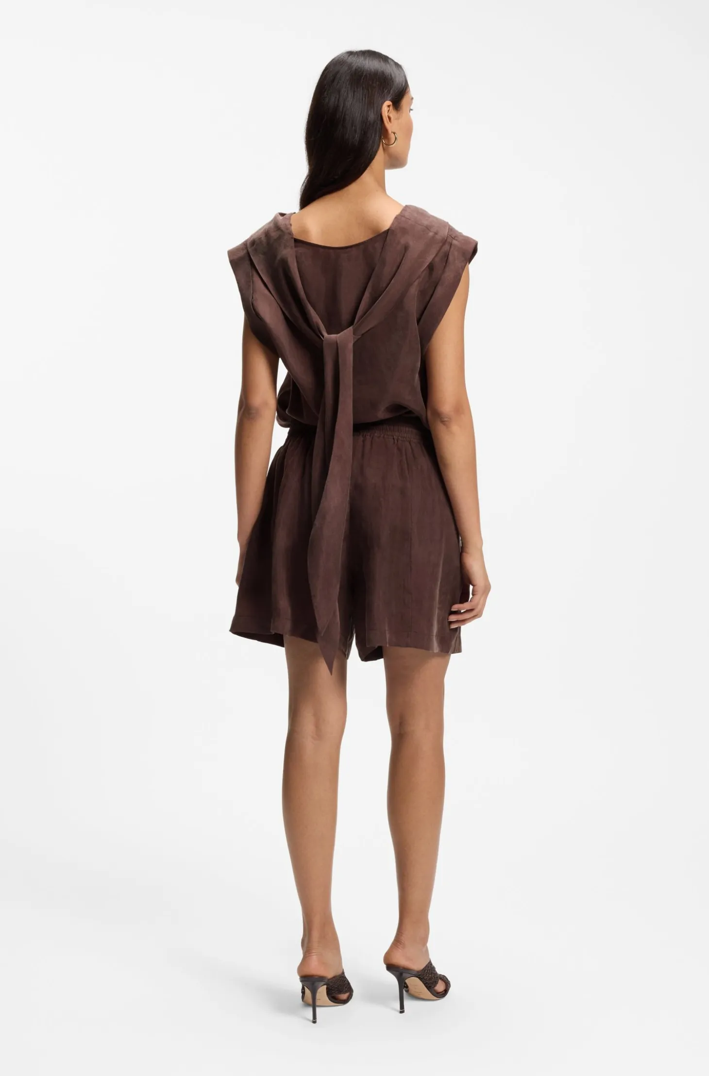 Regular-Fit Shorts aus Canvas mit Tunnelzugbund