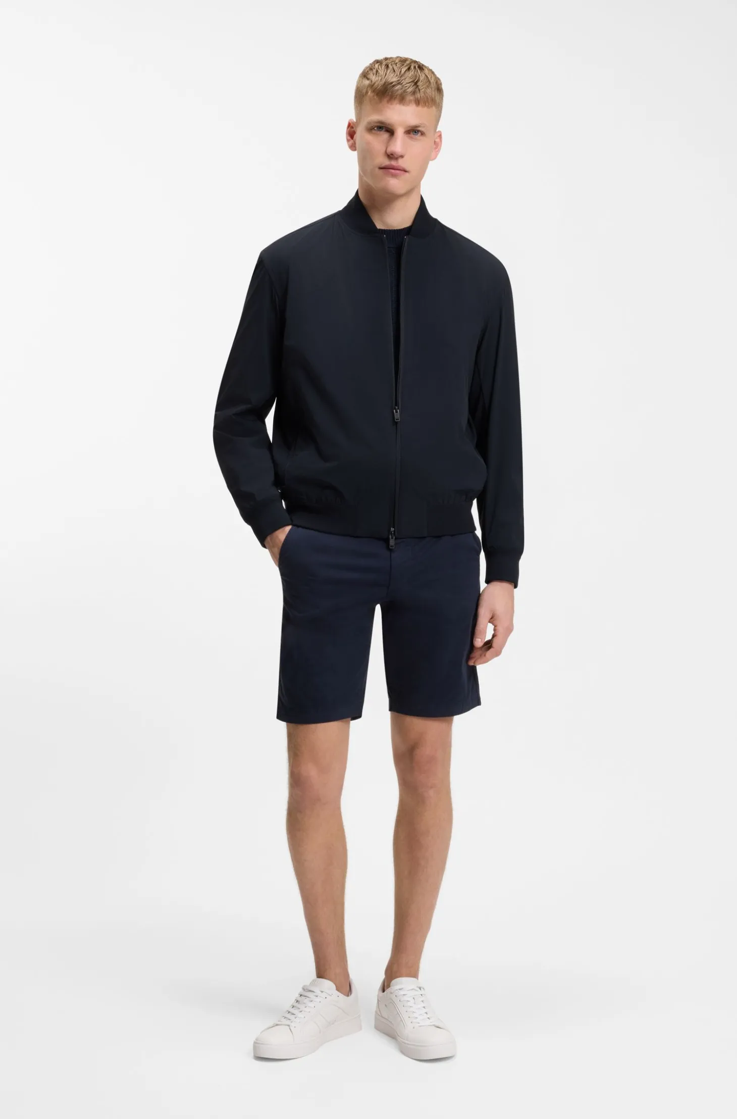 Regular-Fit Softshell-Jacke aus Vier-Wege-Stretch