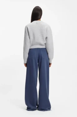 Regular-Fit Strickjacke mit Lochmuster