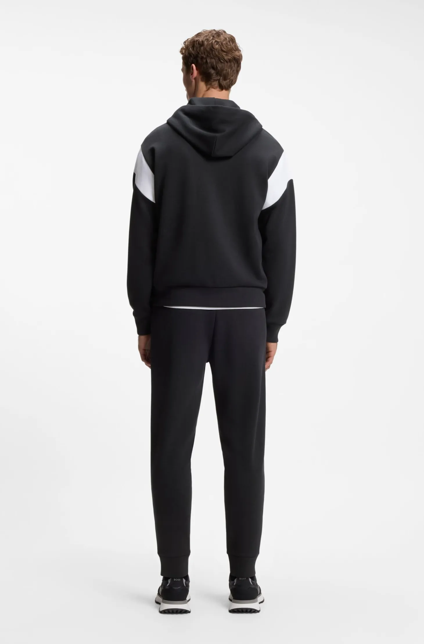 Regular-Fit Sweatshirt aus Spacer-Piqué mit Reißverschluss