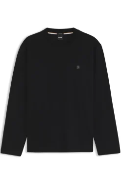 Regular-Fit T-Shirt aus Baumwolle mit dezentem Logo-Detail