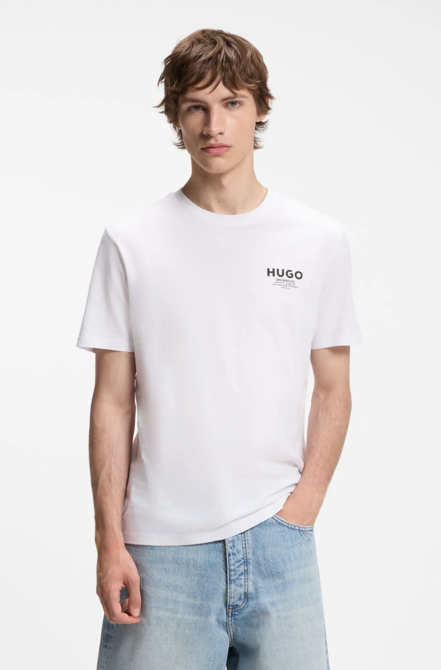 Regular-Fit T-Shirt aus Baumwolle mit Logo-Print
