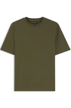 Regular-Fit T-Shirt aus elastischem Baumwoll-Mix