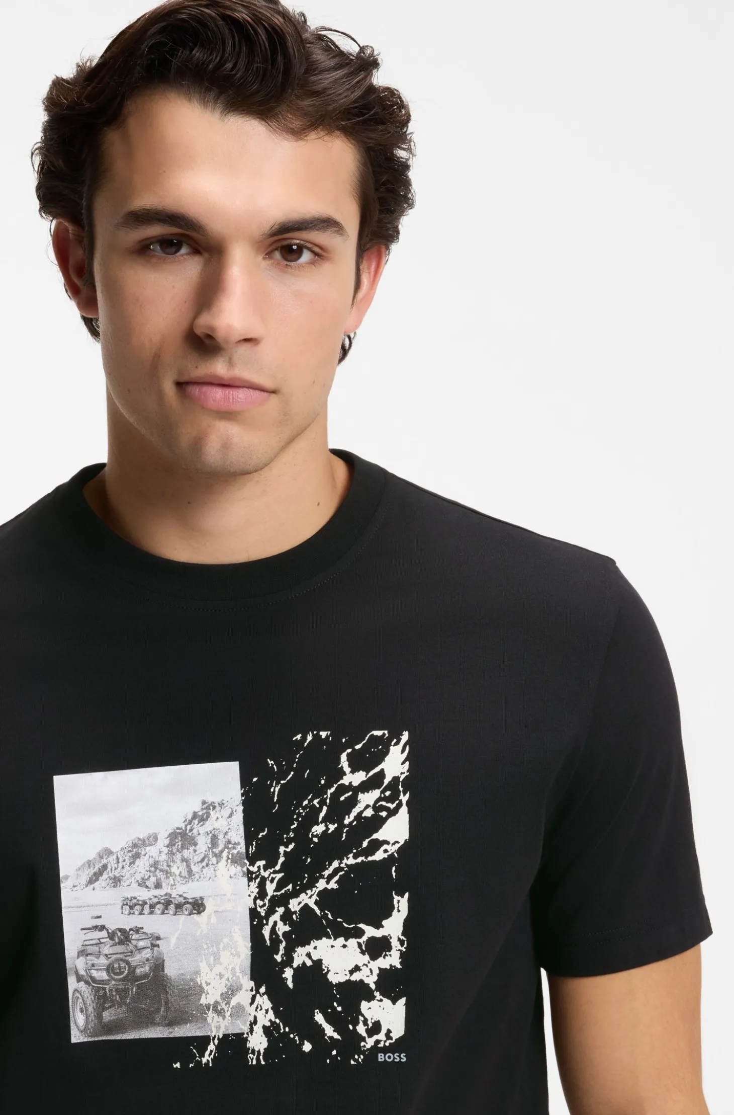Regular-Fit T-Shirt aus leichtem Baumwoll-Jersey