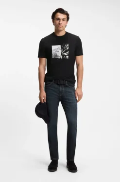 Regular-Fit T-Shirt aus leichtem Baumwoll-Jersey