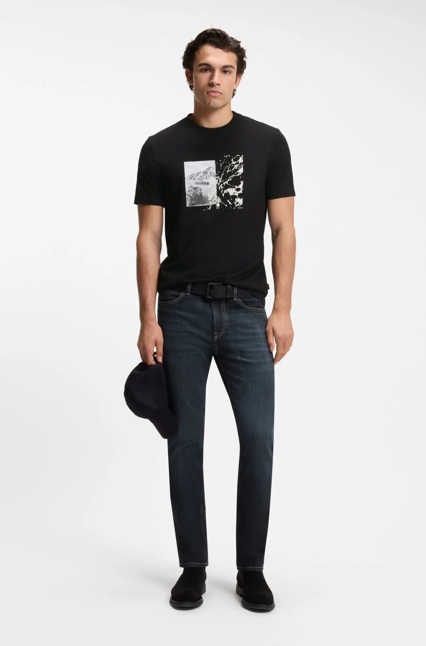 Regular-Fit T-Shirt aus leichtem Baumwoll-Jersey