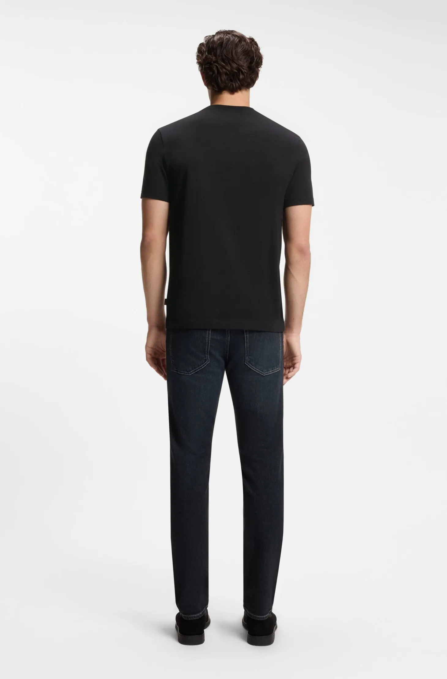 Regular-Fit T-Shirt aus leichtem Baumwoll-Jersey