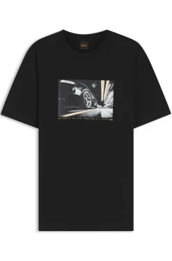 Regular-Fit T-Shirt aus leichtem Baumwoll-Jersey