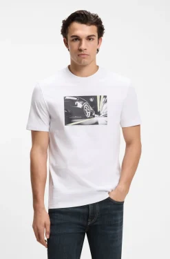 Regular-Fit T-Shirt aus leichtem Baumwoll-Jersey