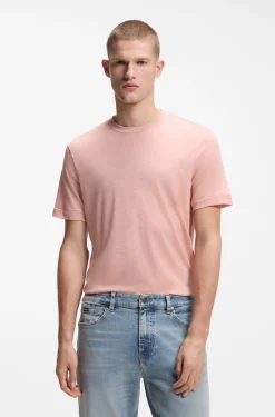 Regular-Fit T-Shirt aus Woll-Mix