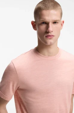 Regular-Fit T-Shirt aus Woll-Mix
