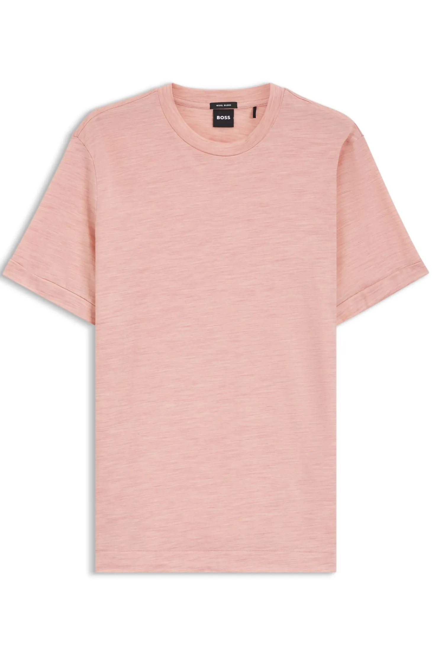 Regular-Fit T-Shirt aus Woll-Mix