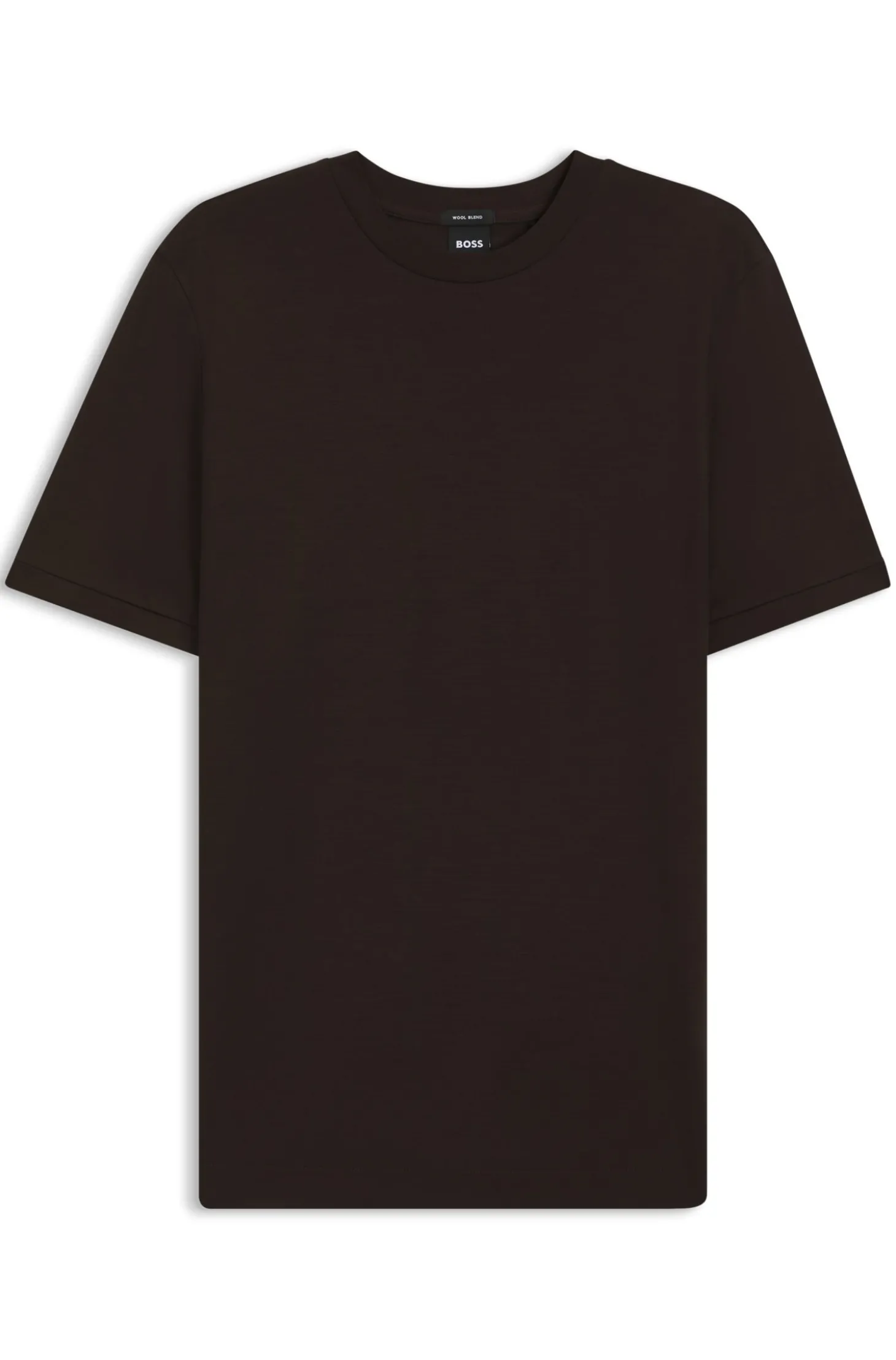 Regular-Fit T-Shirt aus Woll-Mix