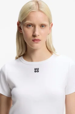 Regular-Fit T-Shirt mit gesticktem Stack-Logo