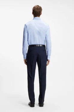 Regular-Fit Twill-Hemd aus Stretch-Baumwolle
