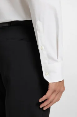 Regular-Fit Twill-Hemd aus Stretch-Baumwolle