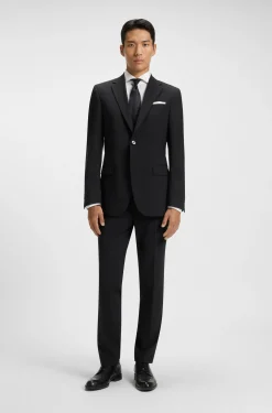 Regular-Fit Twill-Hemd aus Stretch-Baumwolle
