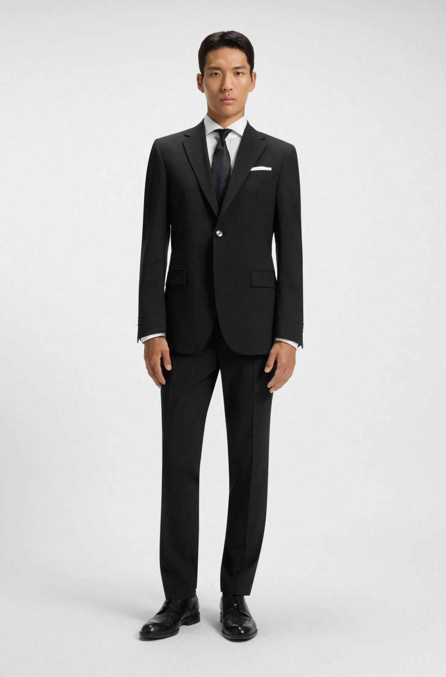 Regular-Fit Twill-Hemd aus Stretch-Baumwolle