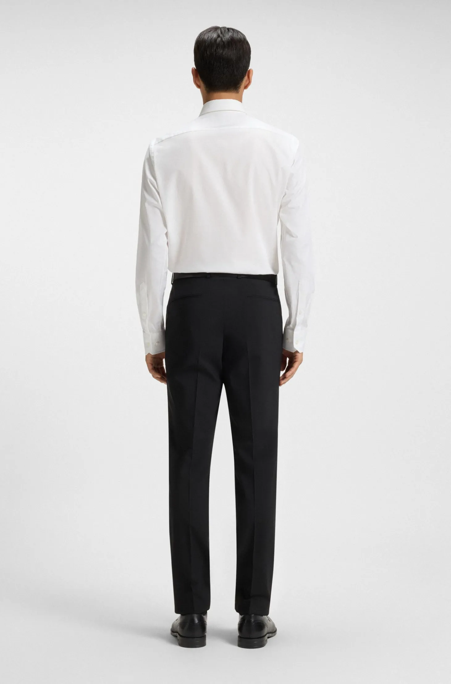 Regular-Fit Twill-Hemd aus Stretch-Baumwolle