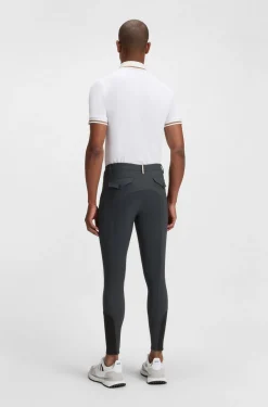 Reithose aus Power-Stretch-Gewebe mit Kniebesatz