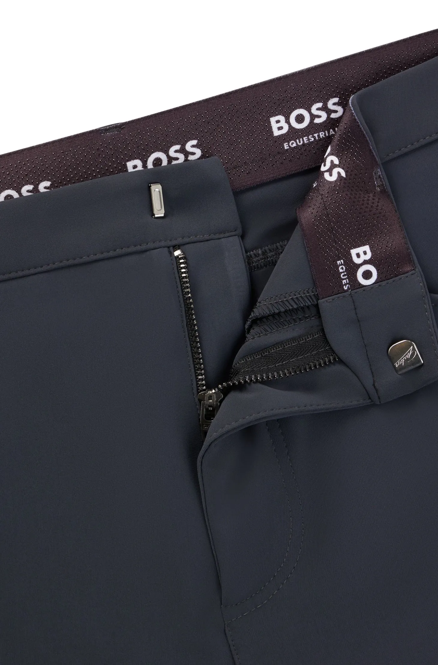 Reithose aus Super-Stretch-Gewebe mit Kniebesatz