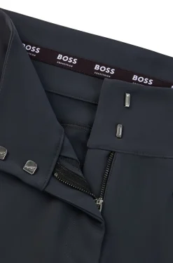 Reithose mit hohem Bund und Vollbesatz
