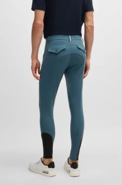 Reithose mit Kniebesatz und Vier-Wege-Stretch