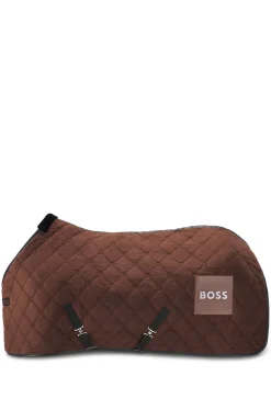 Reitsport-Abschwitzdecke aus gestepptem Fleece