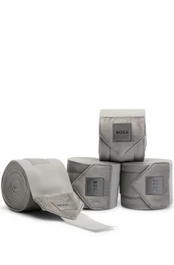 Reitsport-Bandagen aus Fleece mit Samt-Enden