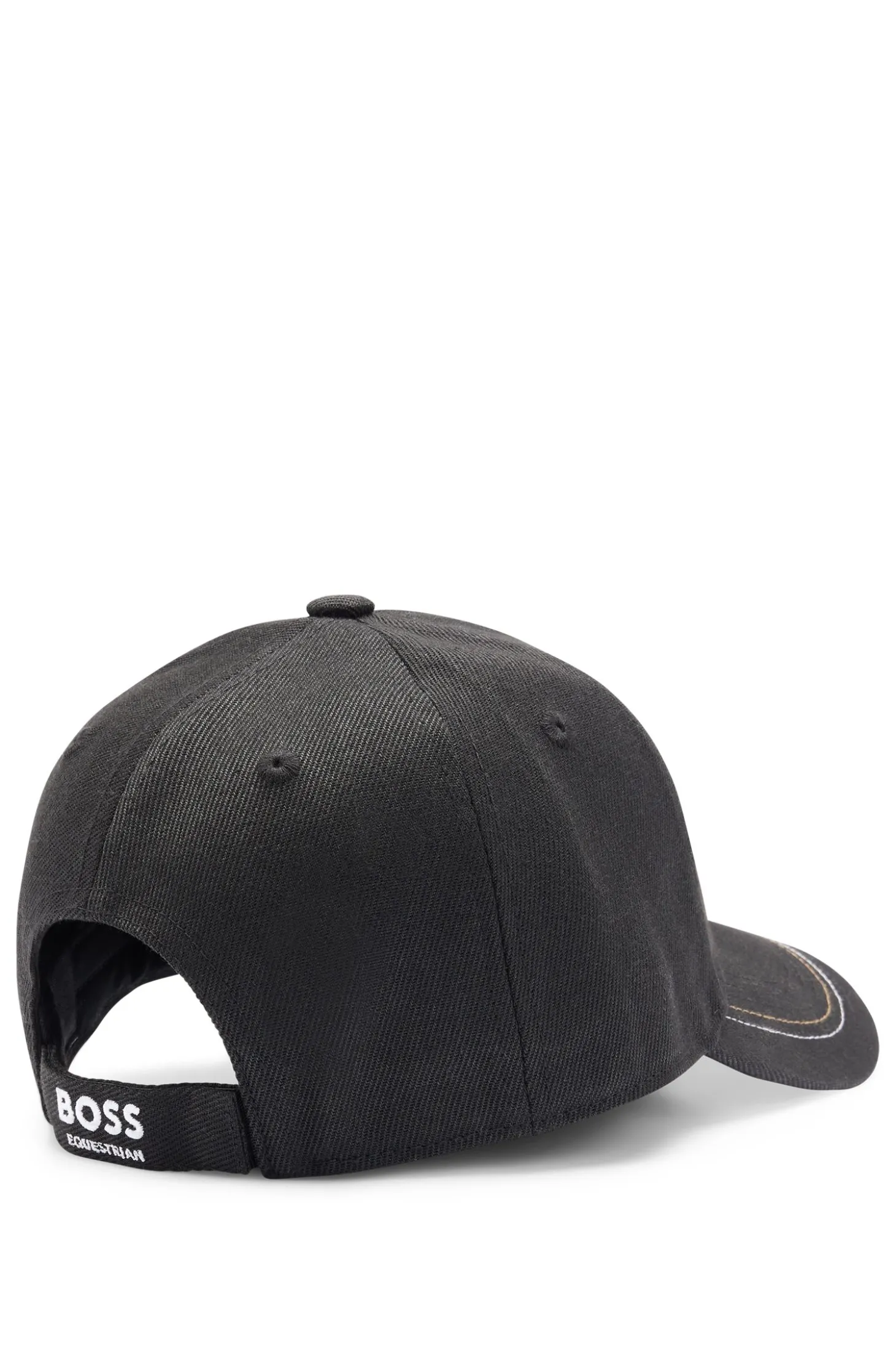 Reitsport-Cap mit fünf Bahnen und Logo-Details