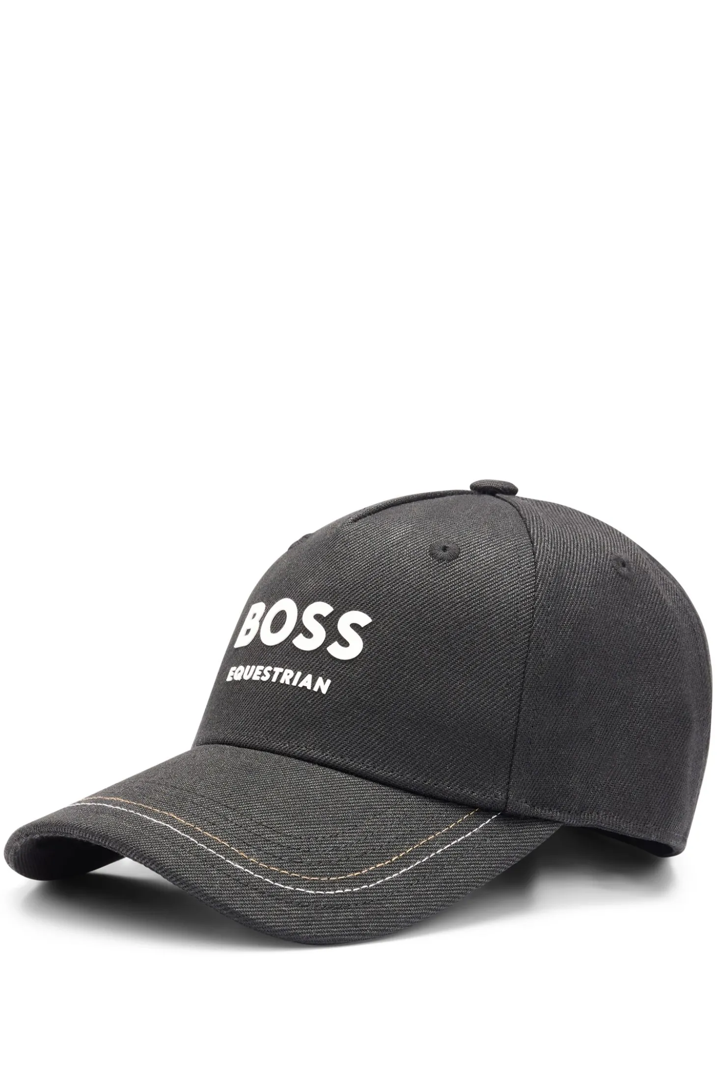 Reitsport-Cap mit fünf Bahnen und Logo-Details