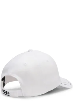 Reitsport-Cap mit fünf Bahnen und Logo-Details