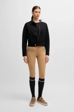 Reitsport-Cardigan mit verdecktem Verschluss
