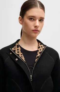 Reitsport-Cardigan mit verdecktem Verschluss