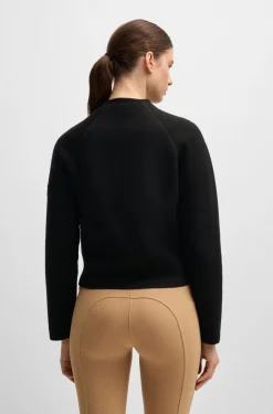 Reitsport-Cardigan mit verdecktem Verschluss
