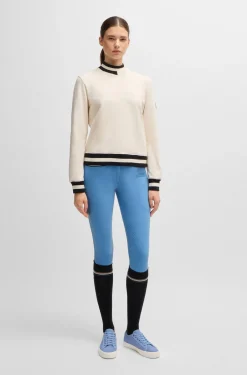 Reitsport-Hose mit griffigem Kniebesatz und Vier-Wege-Stretch