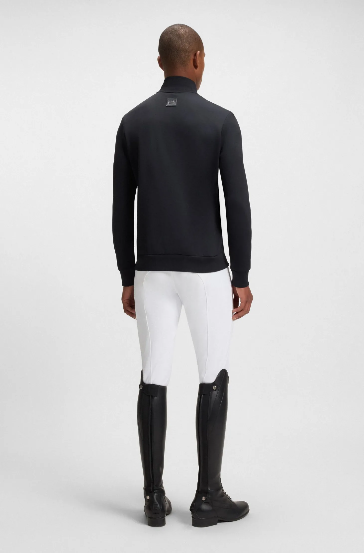 Reitsport-Jacke mit Reißverschluss und Signature-Streifen-Details