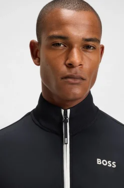 Reitsport-Jacke mit Reißverschluss und Signature-Streifen-Details