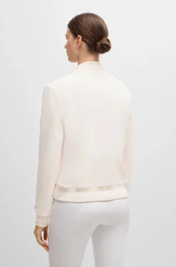 Reitsport-Pullover aus italienischer Stretch-Baumwolle