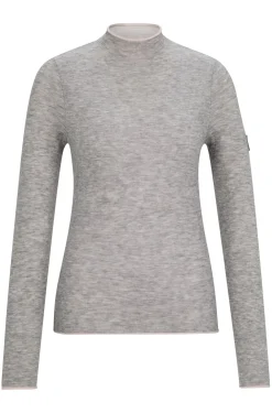 Reitsport-Pullover aus softem Strick mit zweifarbigem Effekt
