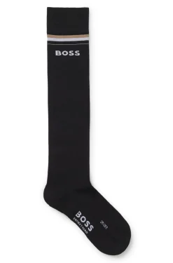 Reitsport-Socken aus Baumwoll-Mix mit Logo